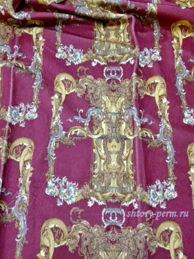 Бархат с печатью