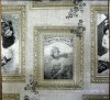 Ткань для штор лен с набивным рисунком