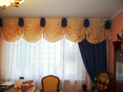 Дизайн штор в кабинет