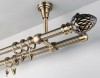 Круглый карниз с потолочным креплением