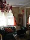Декоративная портьера с фигурным краем